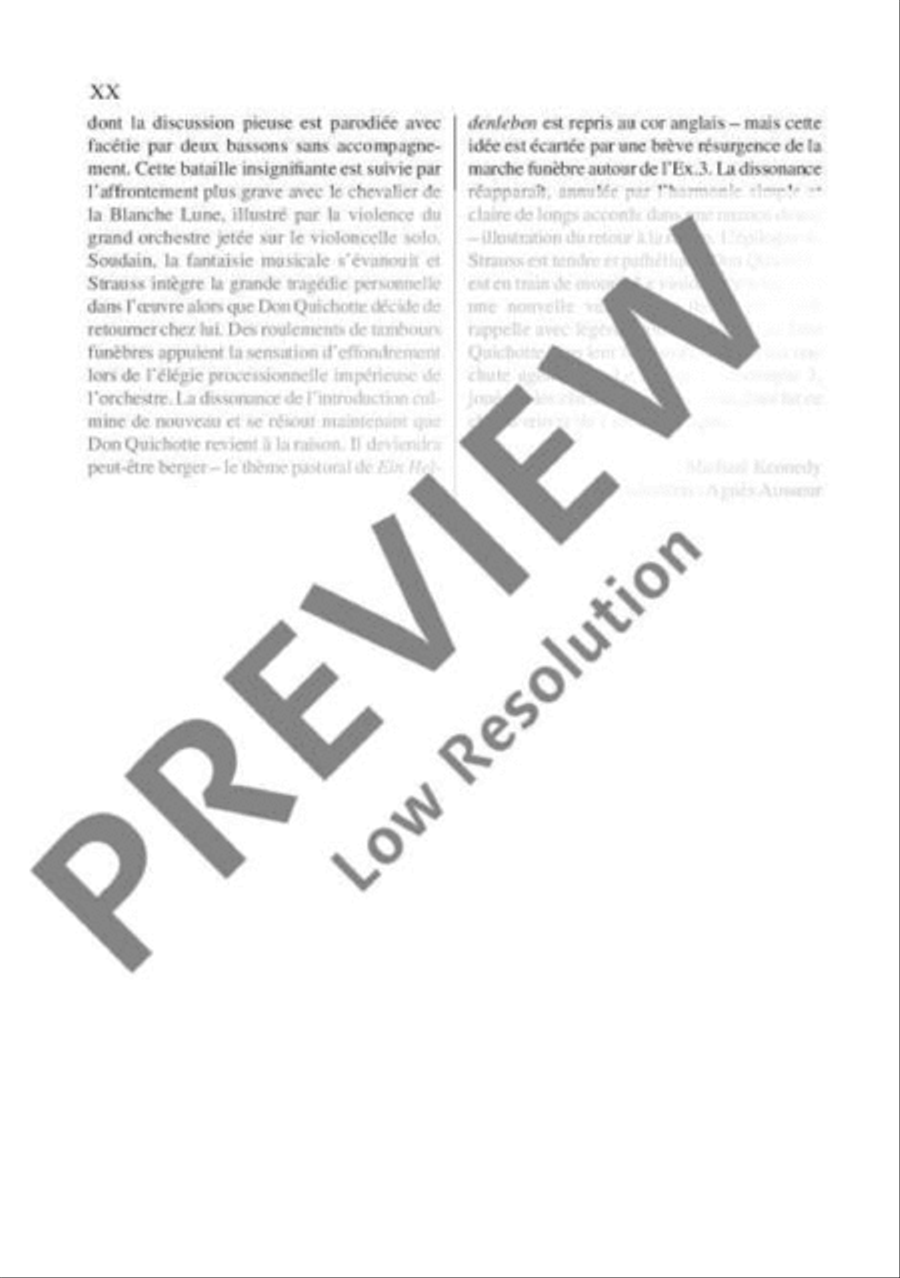 Don Quixote Orchestra scores gallery preview page 21