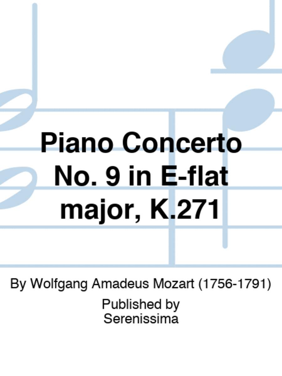 Piano Concerto No. 9 in E-flat major, K.271 Piano Solo scores gallery preview page 1