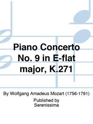 Book cover for Piano Concerto No. 9 in E-flat major, K.271