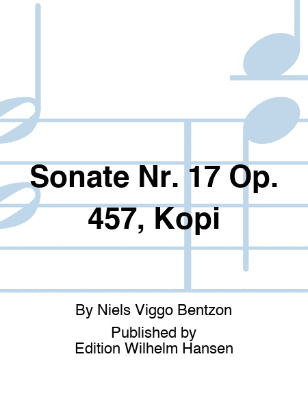 Sonate Nr. 17 Op. 457, Kopi