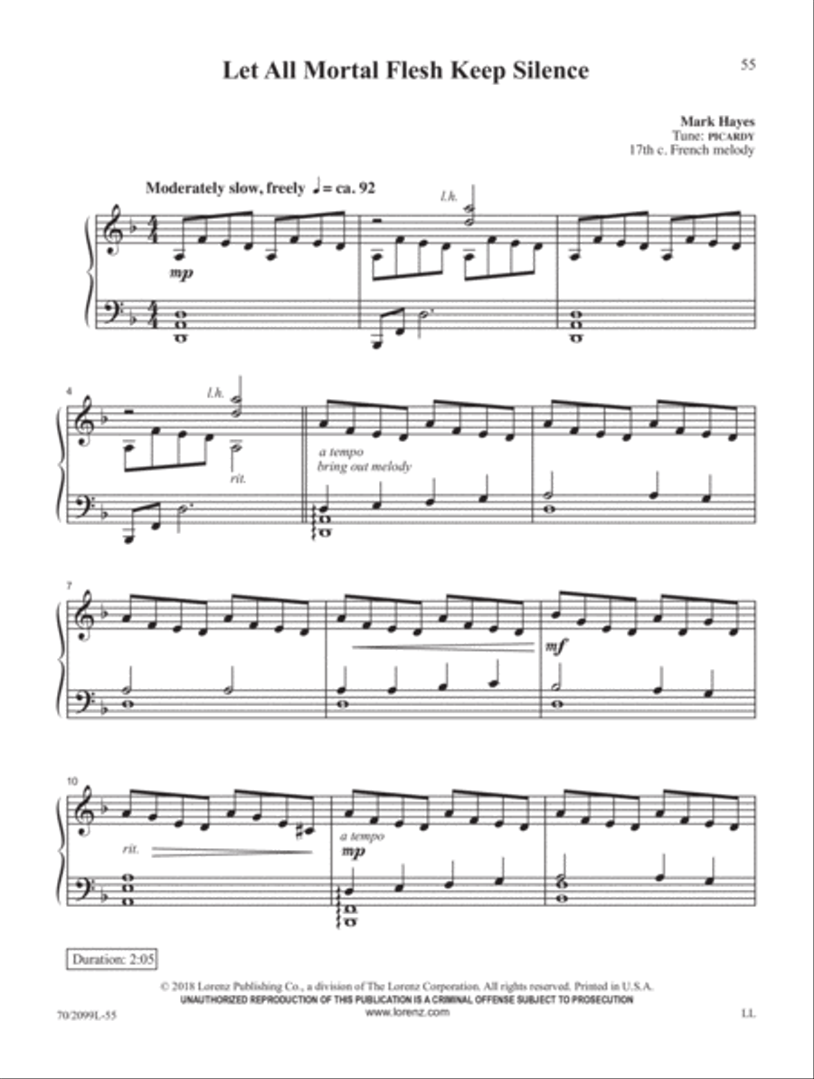 Mark Hayes Miniatures, Vol. 2 Piano Solo scores gallery preview page 18