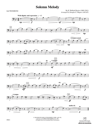 Solemn Melody: 2nd Trombone