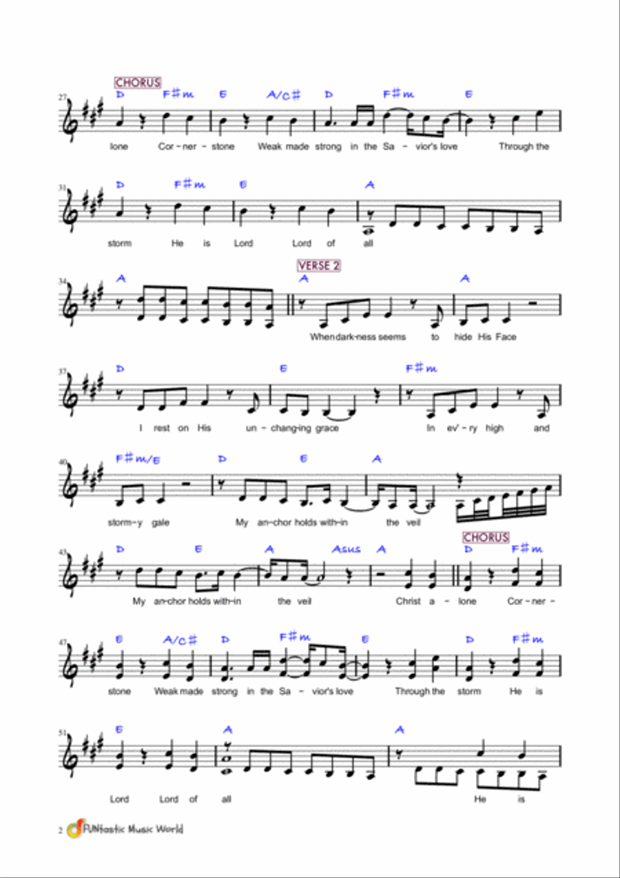 Cornerstone Piano Solo scores gallery preview page 3
