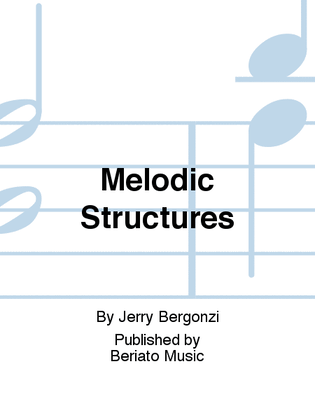 Book cover for Melodic Structures