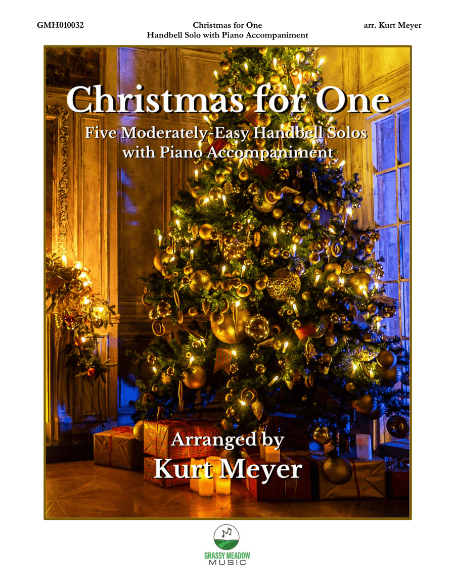 Christmas for One (Five Moderately-Easy Handbell Solos with Piano Accompaniment) Handbell Choir scores gallery preview page 1