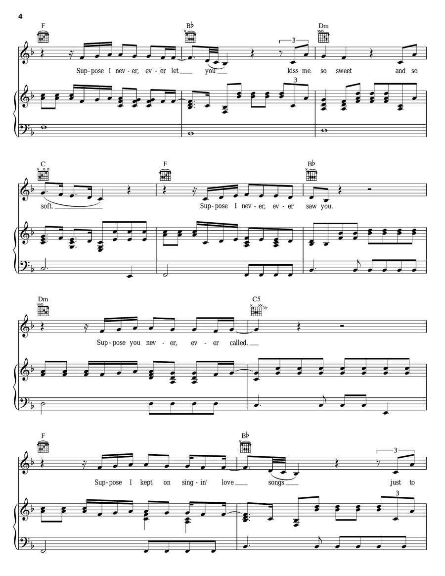 Fidelity Fidelity Piano, Vocal, Guitar scores gallery preview page 4