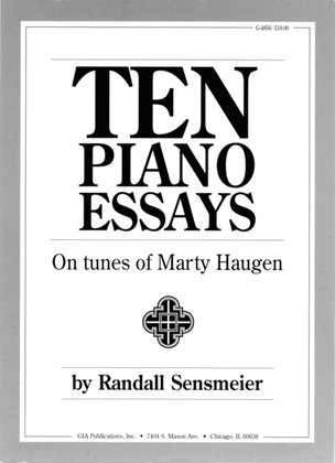 Book cover for Ten Piano Essays on Tunes of Marty Haugen