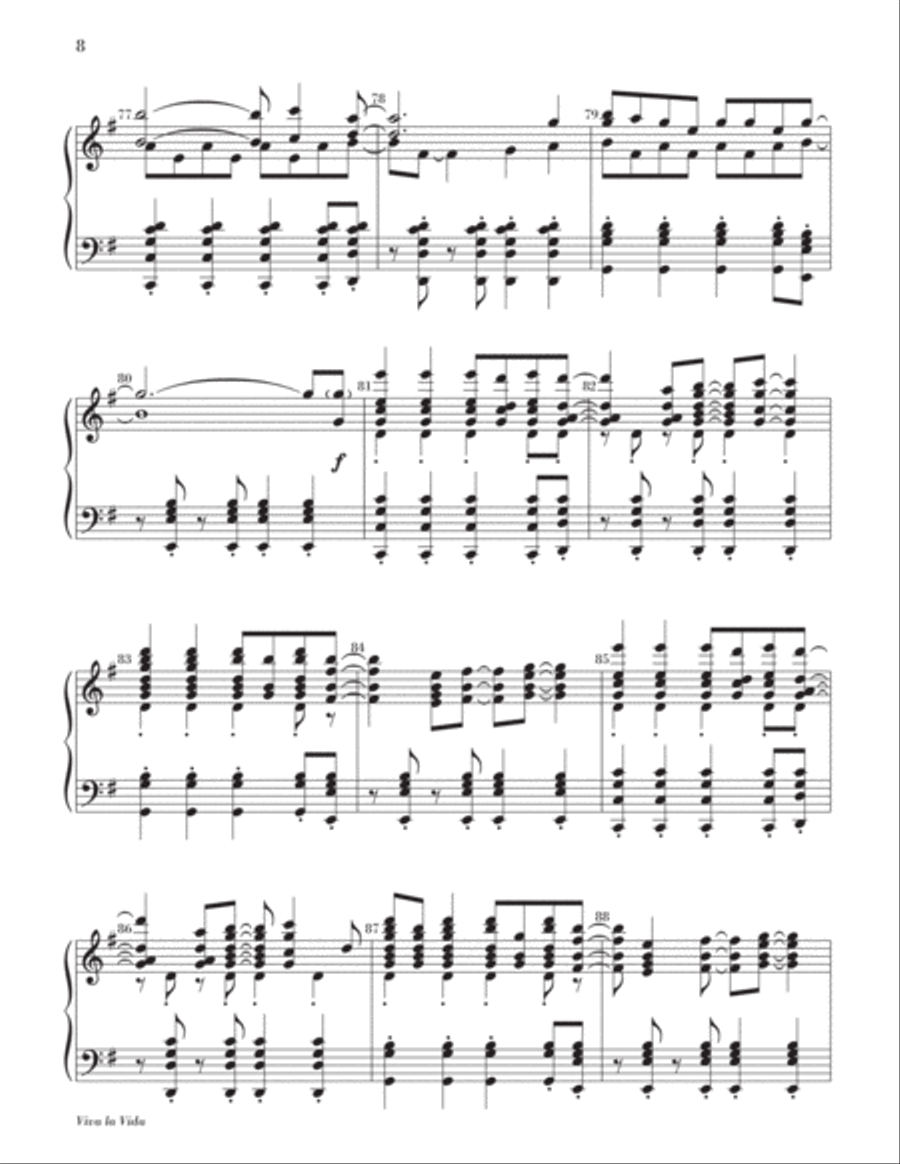 Viva la Vida 5-Octaves scores gallery preview page 20