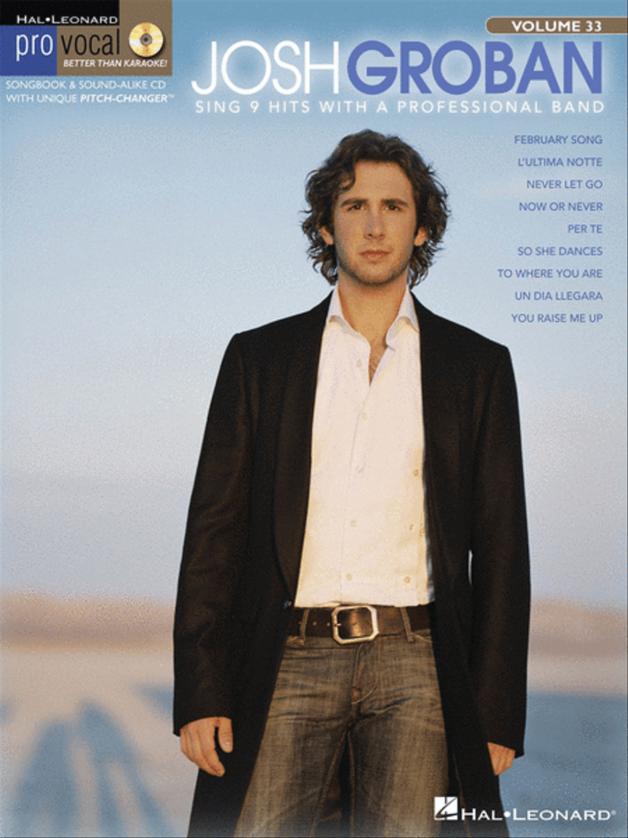 Book cover for Josh Groban