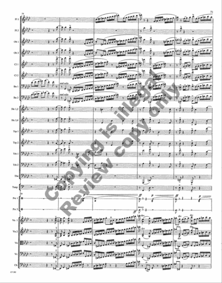 Symphony No. 1 Full Orchestra scores gallery preview page 175