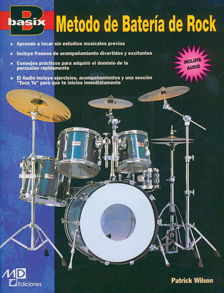 Basix! Rock Drum Method (Spanish Edition) Book and Cd