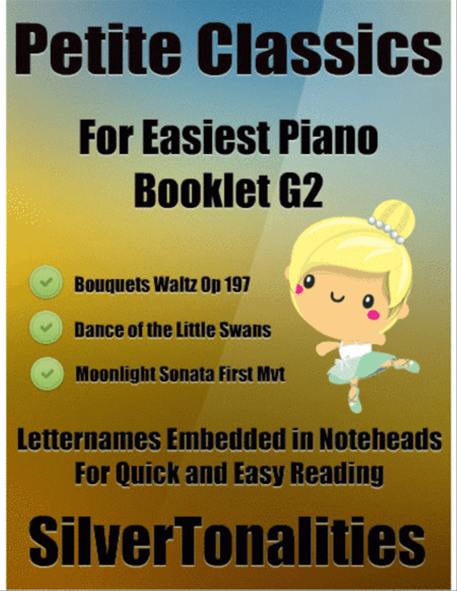 Petite Classics for Easiest Piano Booklet G2 Easy Piano scores gallery preview page 1