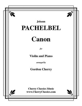 Book cover for Canon for Violin and Piano
