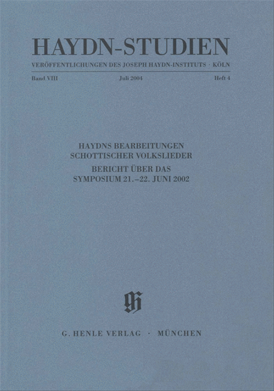 Haydns Bearbeitungen schottischer Volkslieder School and Community scores gallery preview page 1