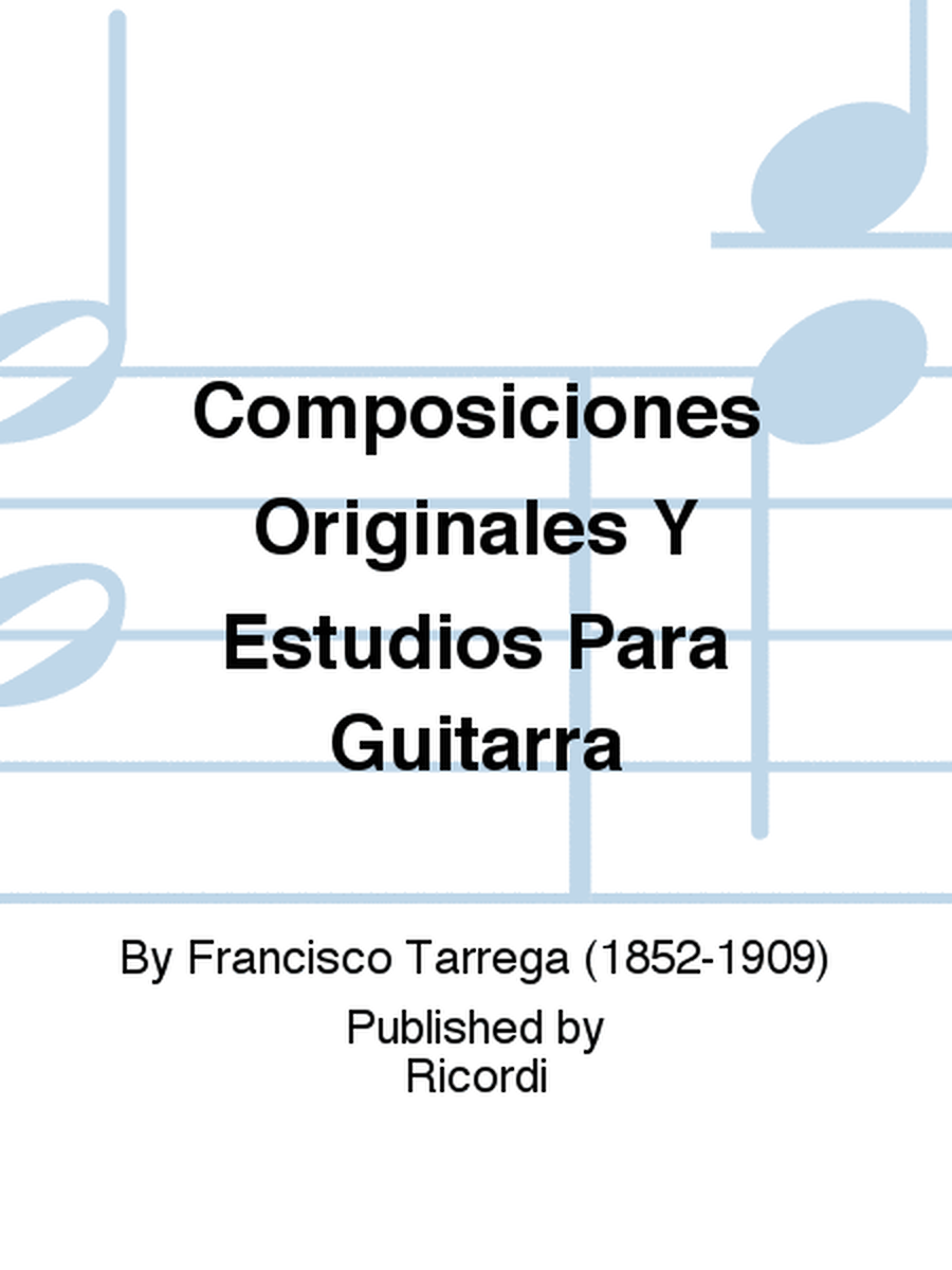 Composiciones Originales Y Estudios Para Guitarra