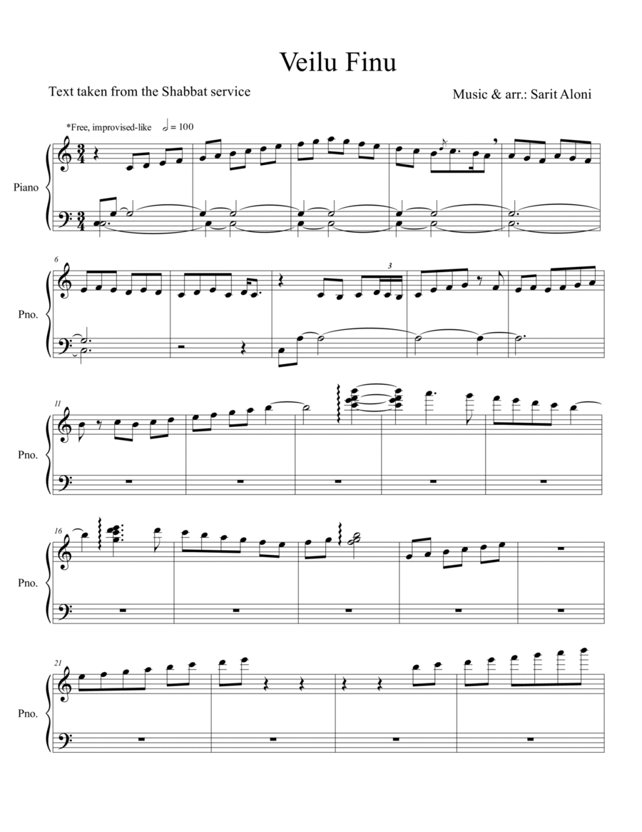 Veilu Finu 4-Part scores gallery preview page 1