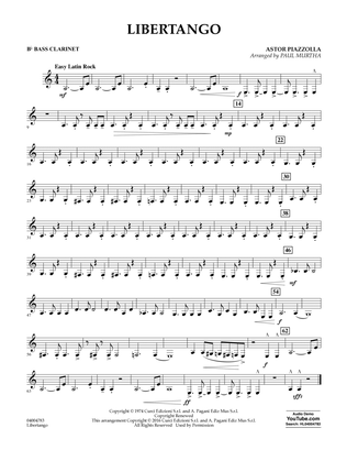 Libertango - Bb Bass Clarinet
