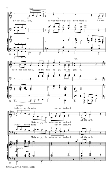 Make A Joyful Noise - The Coronation Anthem (for SATB and Organ)