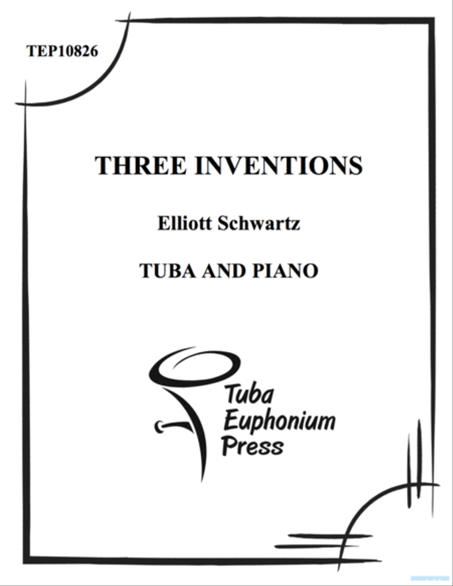 Three Inventions Tuba scores gallery preview page 1
