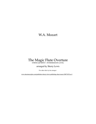 Book cover for The Magic Flute Overture, Adagio & Allegro