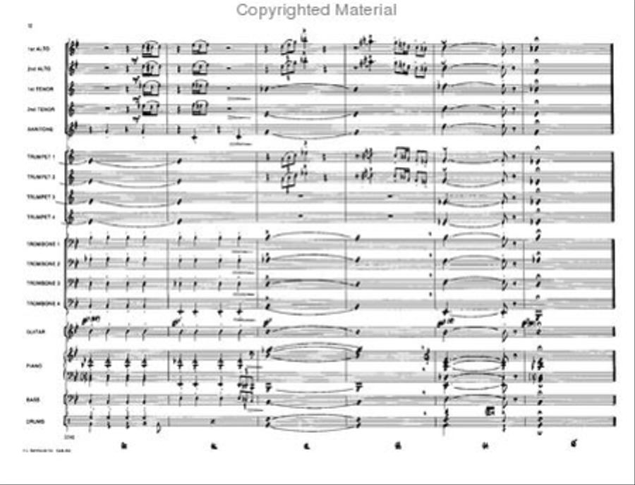 Swamp Water Blues Jazz Ensemble scores gallery preview page 9