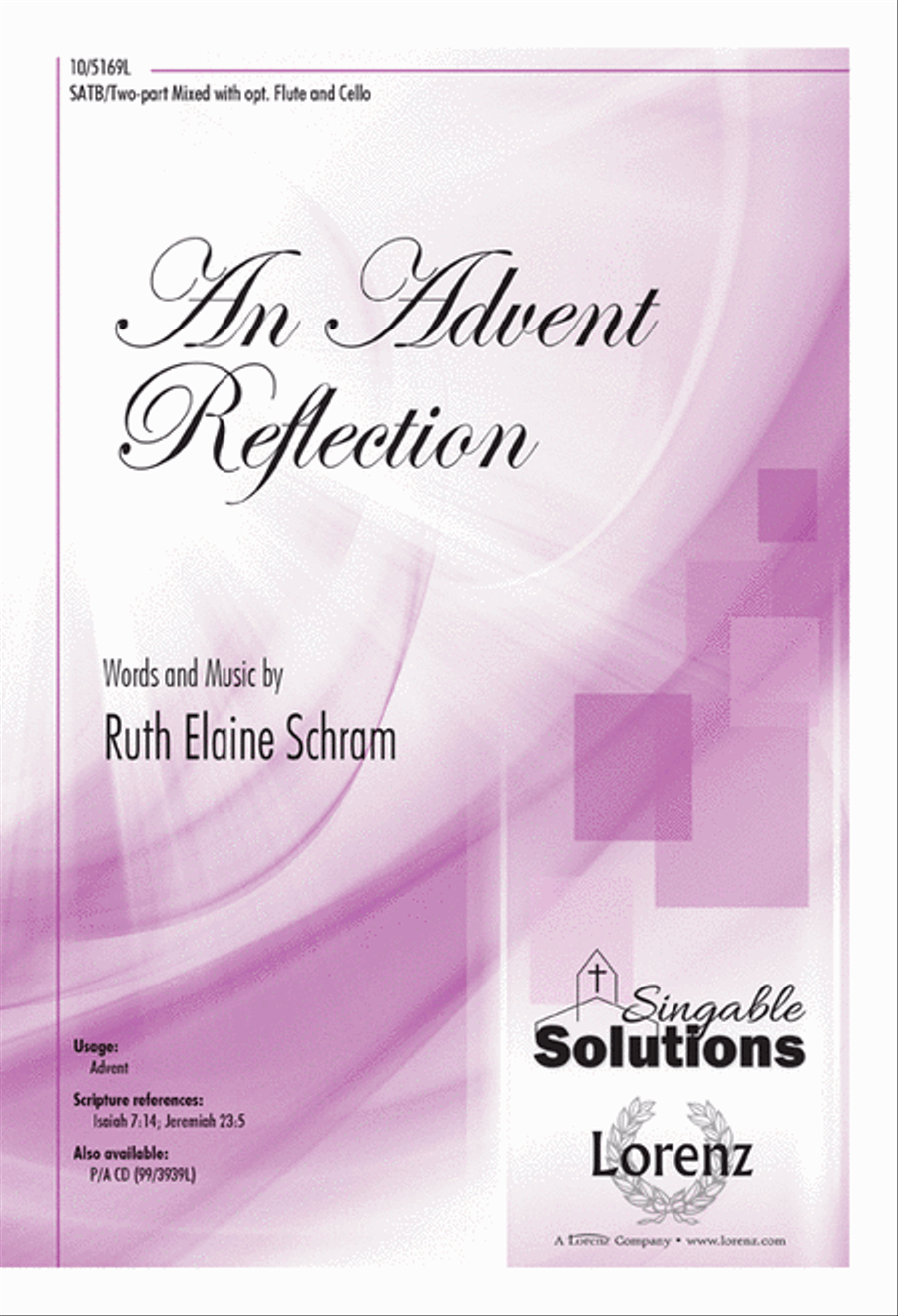 An Advent Reflection 4-Part scores gallery preview page 1