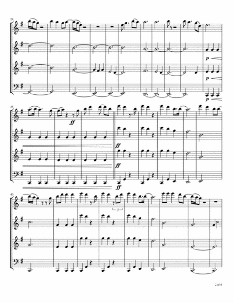 Forever And A Night Forever And A Night Woodwind Quartet scores gallery preview page 3