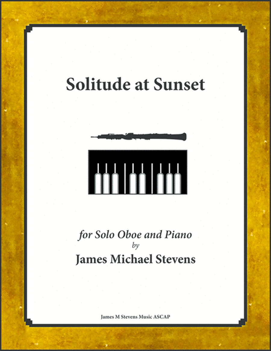 Solitude at Sunset - Oboe & Piano image number null