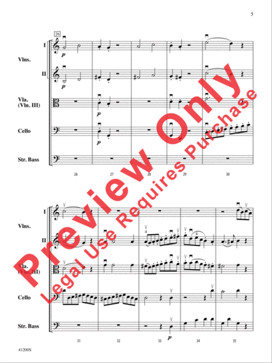 Allegro Molto Allegro Molto String Orchestra scores gallery preview page 6
