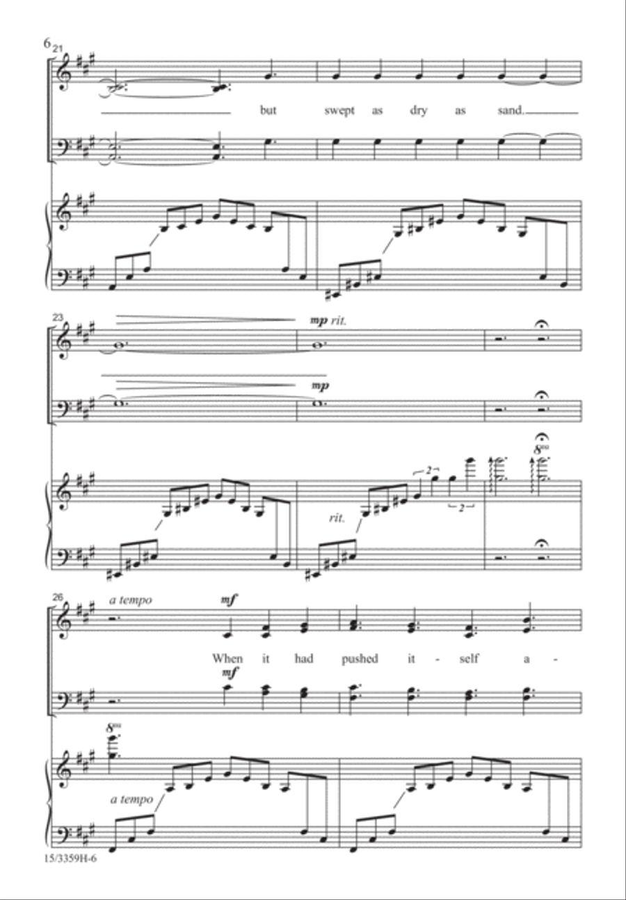 Upon a Wheel of Cloud 4-Part scores gallery preview page 5