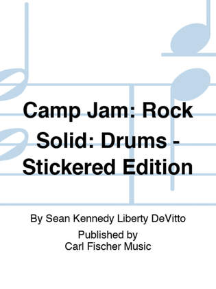 Camp Jam: Rock Solid: Drums - Stickered Edition
