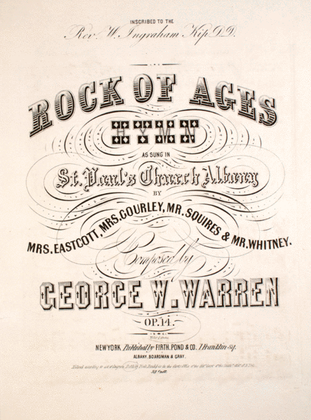 Book cover for Rock of Ages. Hymn