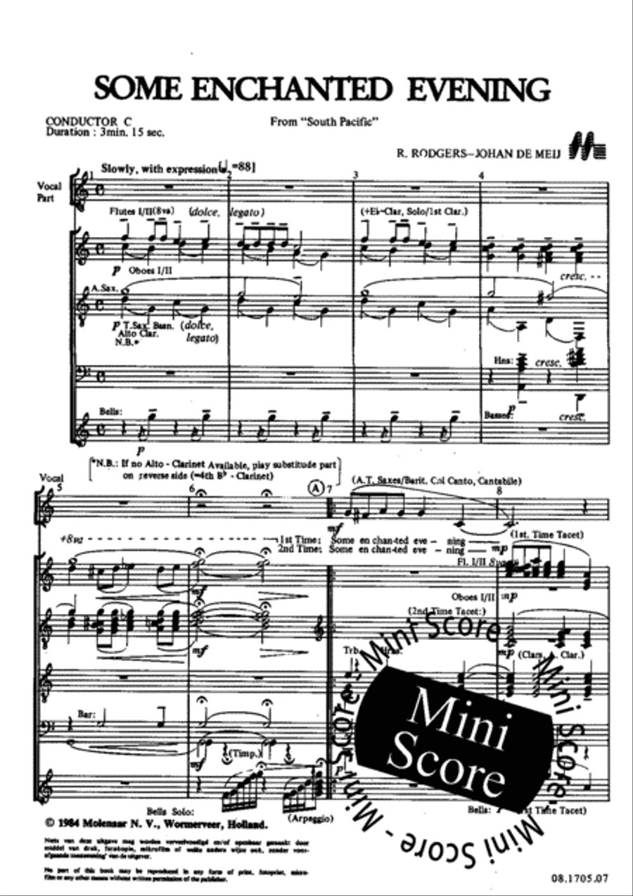 Some Enchanted Evening Some Enchanted Evening Mixed Choir scores gallery preview page 5