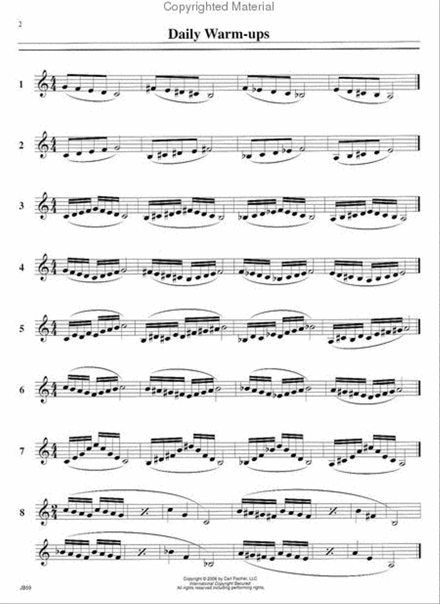 Connections (Bass Clarinet) Concert Band Methods scores gallery preview page 2