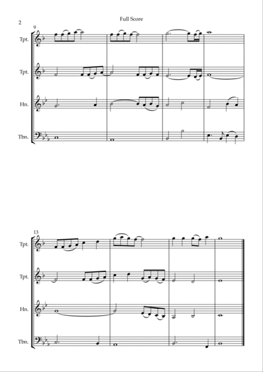 Only Time Brass Ensemble scores gallery preview page 2