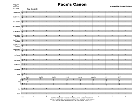 Paco's Canon - Full Score