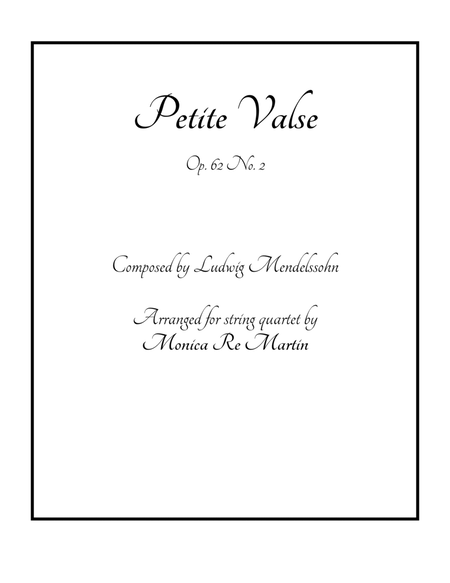 Petite Valse, Op. 62 No. 2