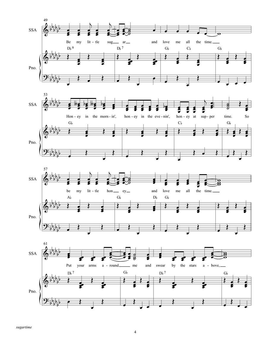 Sugartime Sugartime SSA scores gallery preview page 4