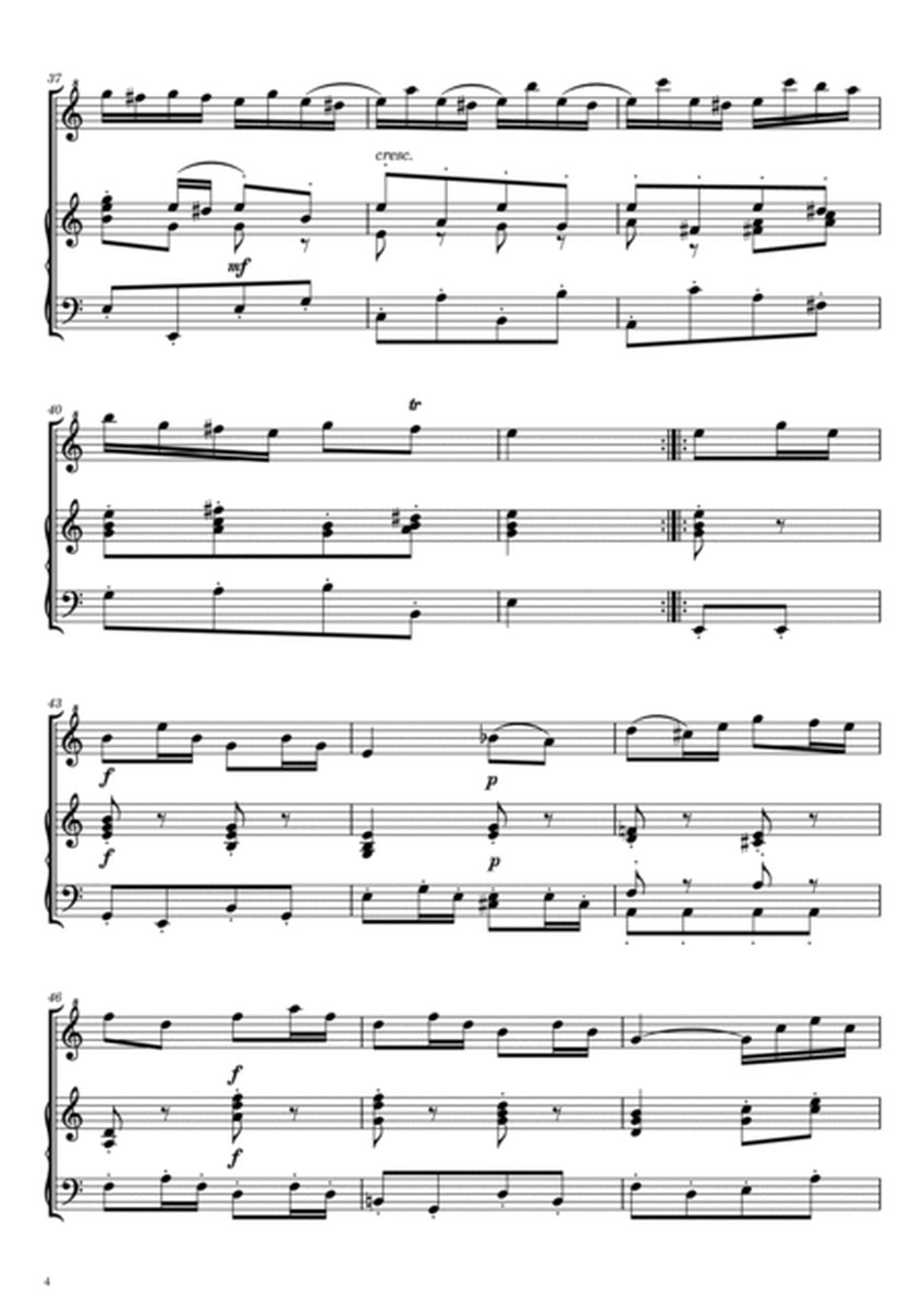 Bach - Minuet et Badinerie - d'après Orchestral Suite No.2 in B minor, BWV 1067 image number null