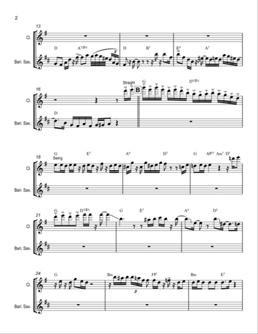 Rosetta Rosetta Woodwind Duet scores gallery preview page 2