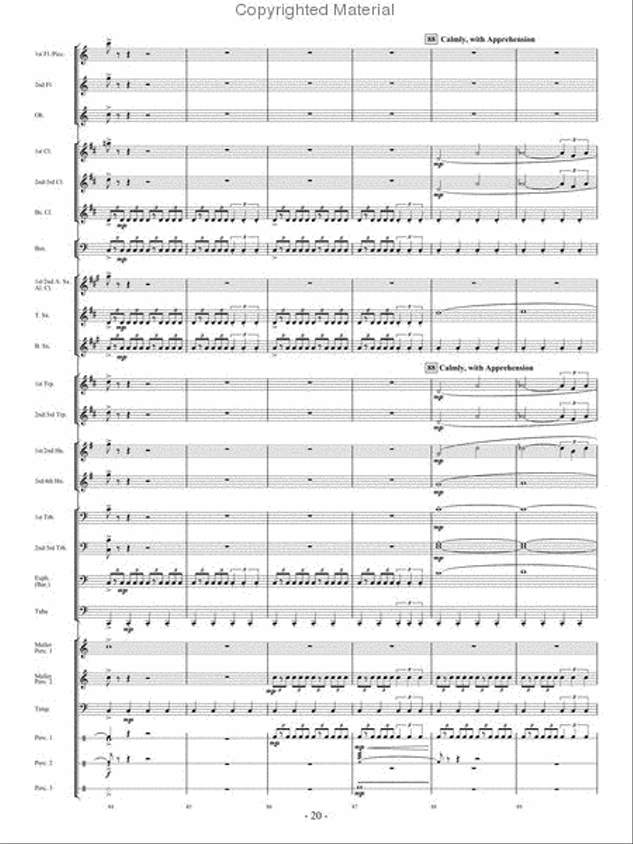 From the Eye of the Storm Concert Band scores gallery preview page 19