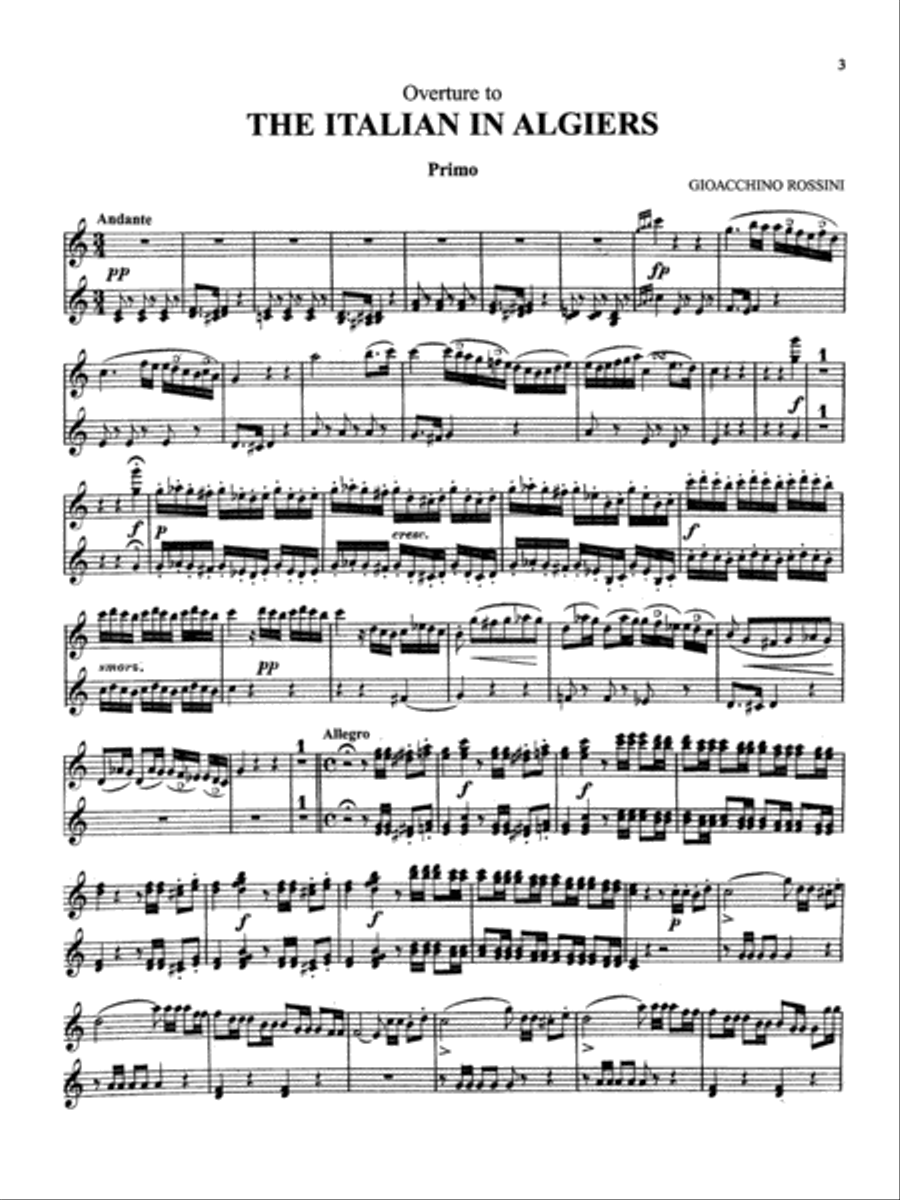 Opera Overtures Small Ensemble scores gallery preview page 4