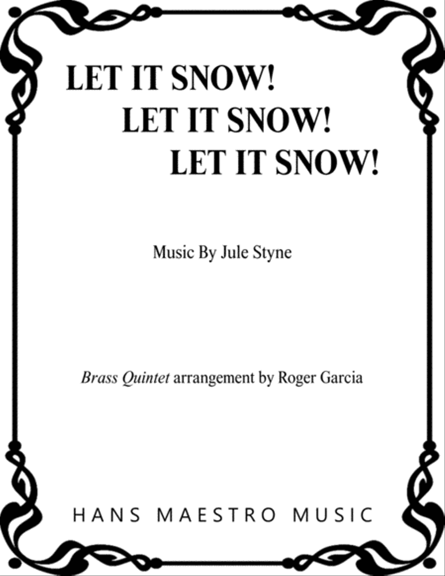 Let It Snow! Let It Snow! Let It Snow! Brass Ensemble scores gallery preview page 2
