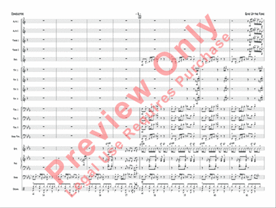 Give Up the Funk Jazz Ensemble scores gallery preview page 11