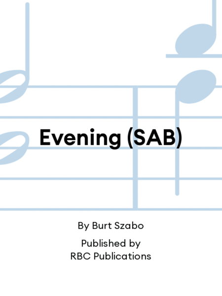 Evening (SAB)