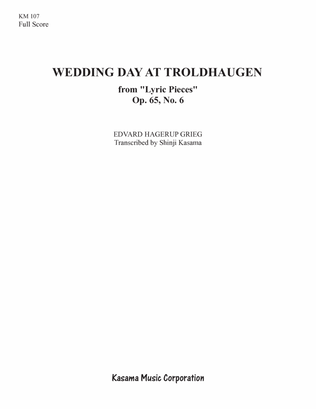 Wedding Day at Troldhaugen from “Lyric Pieces” Op. 65, No. 6 (8/5 x 11)