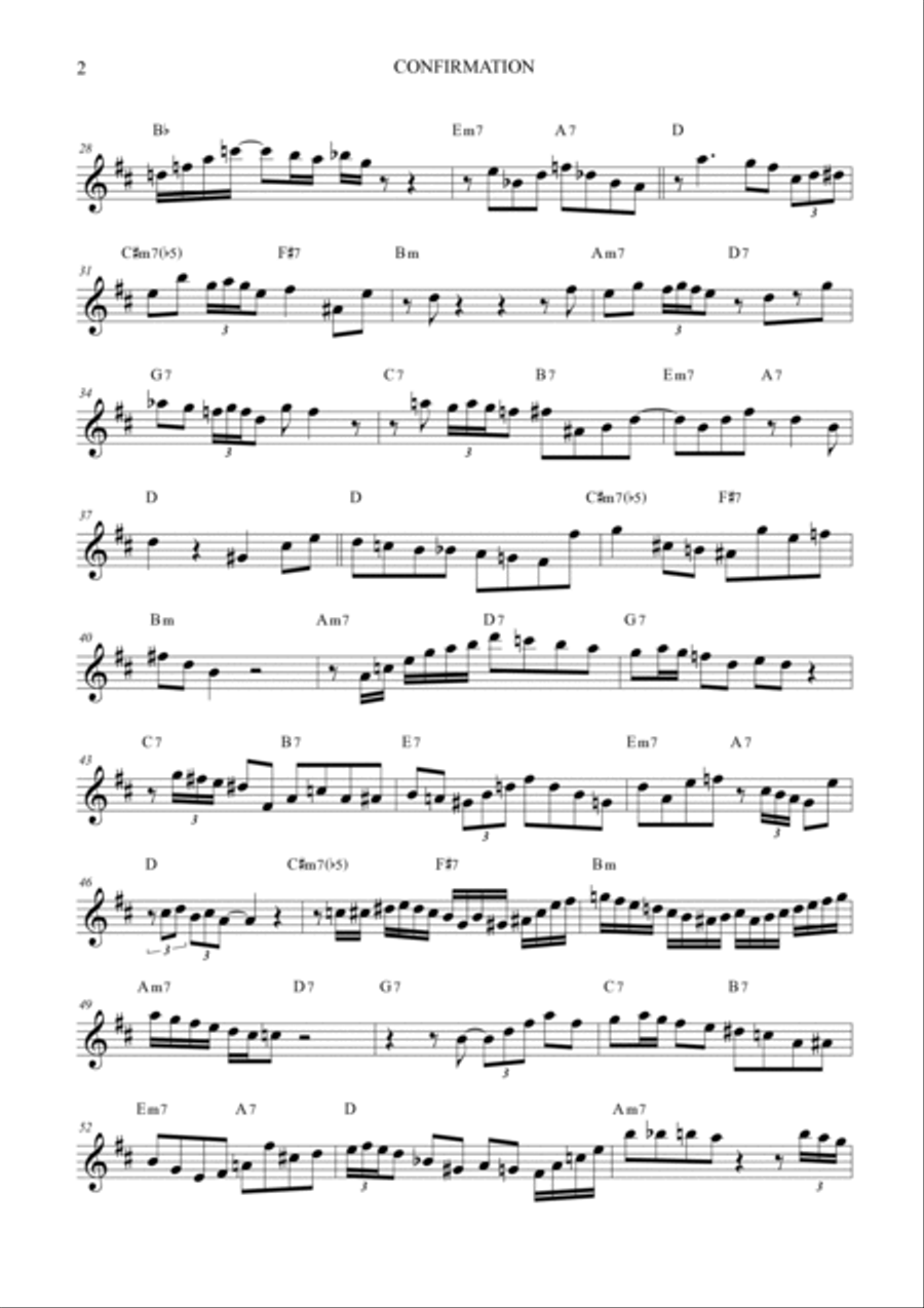 Confirmation Alto Saxophone scores gallery preview page 2