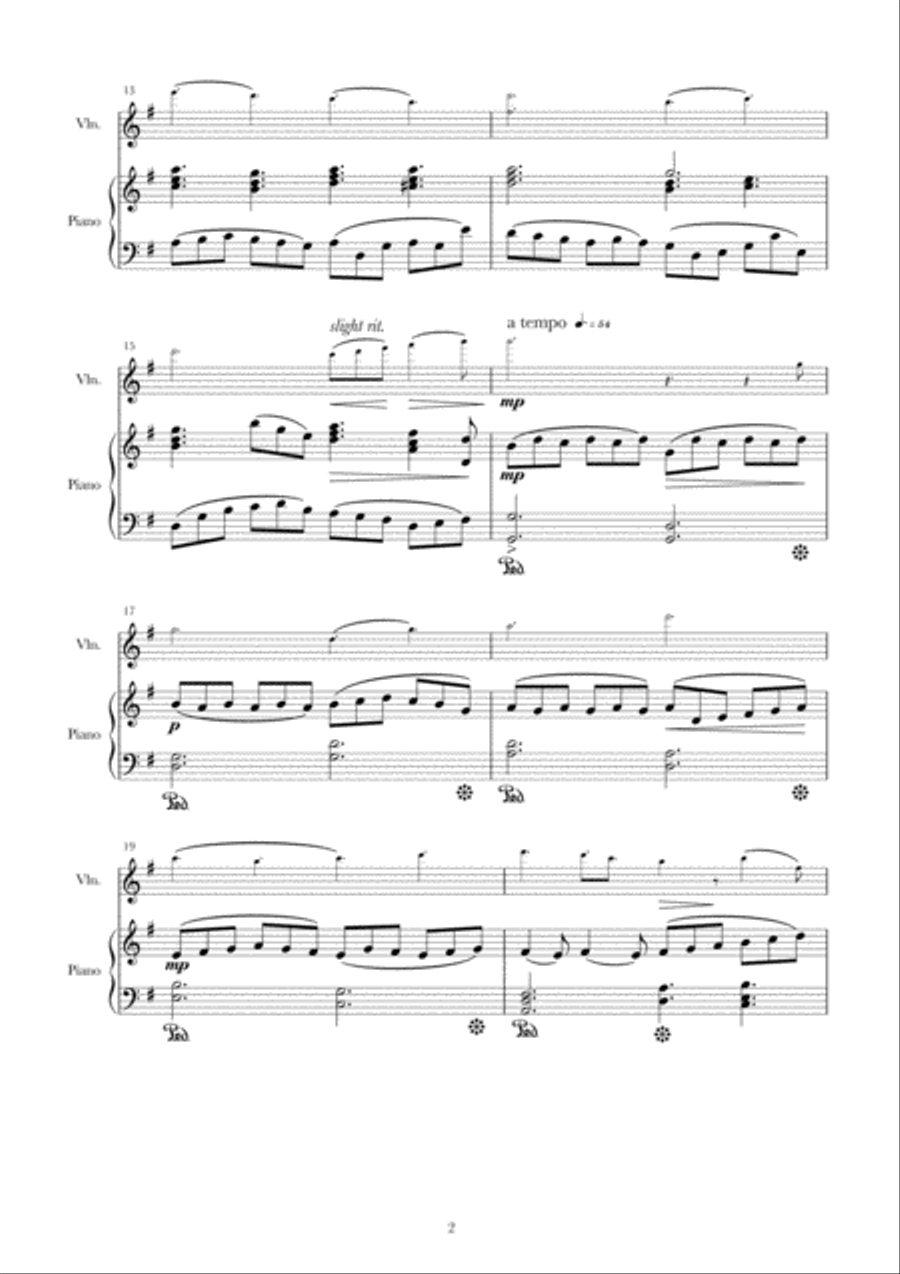 O Come All Ye Faithful (Violin & Piano) Violin Solo scores gallery preview page 4