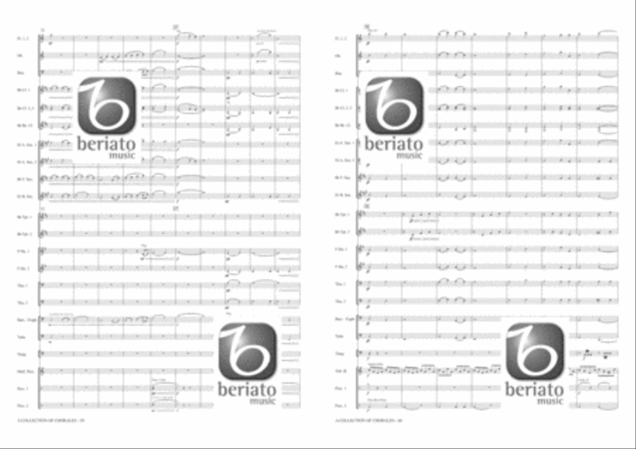 A Collection of Chorales Concert Band scores gallery preview page 31