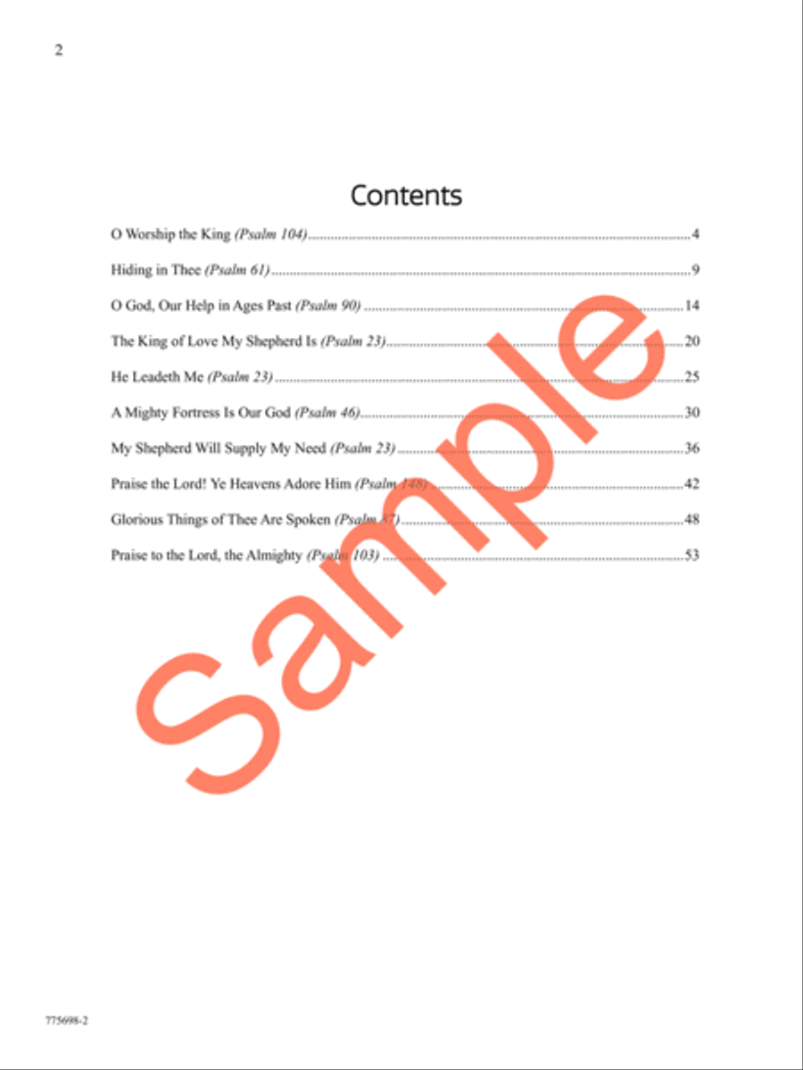 Hiding in Thee Piano Solo scores gallery preview page 3